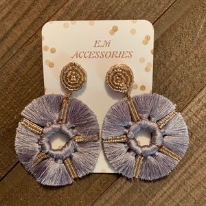 Gray and Gold Tassels